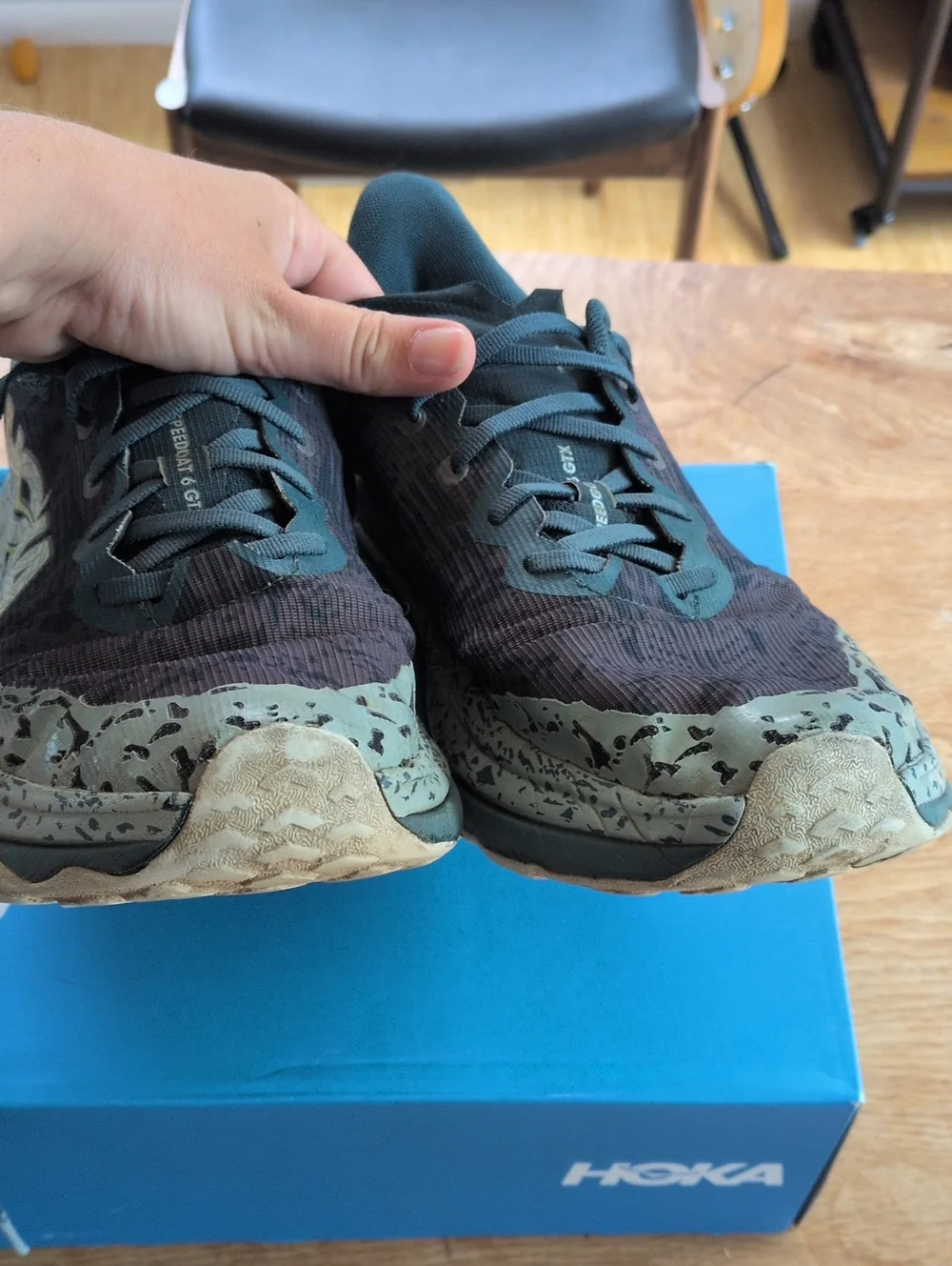 ✨SALE Hoka Speedgoat 6 Gtx Tennis Shoes Mens 12 **Well Worn**